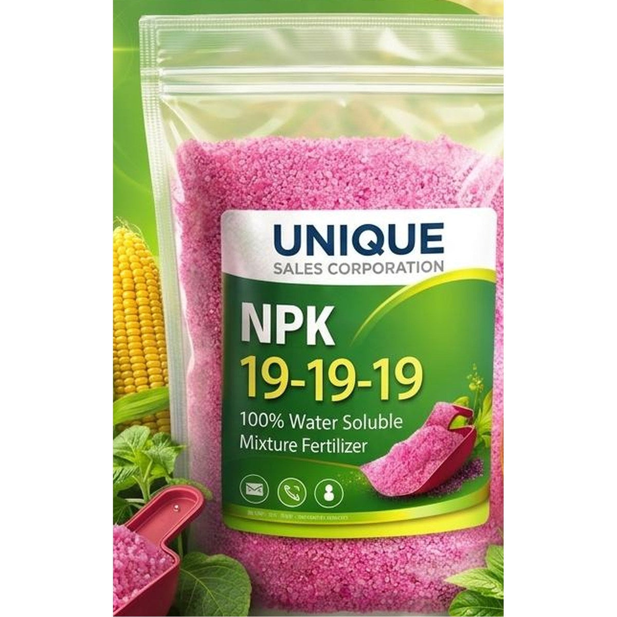 Water soluble NPK fertilizer range from Unique Sale Corporation