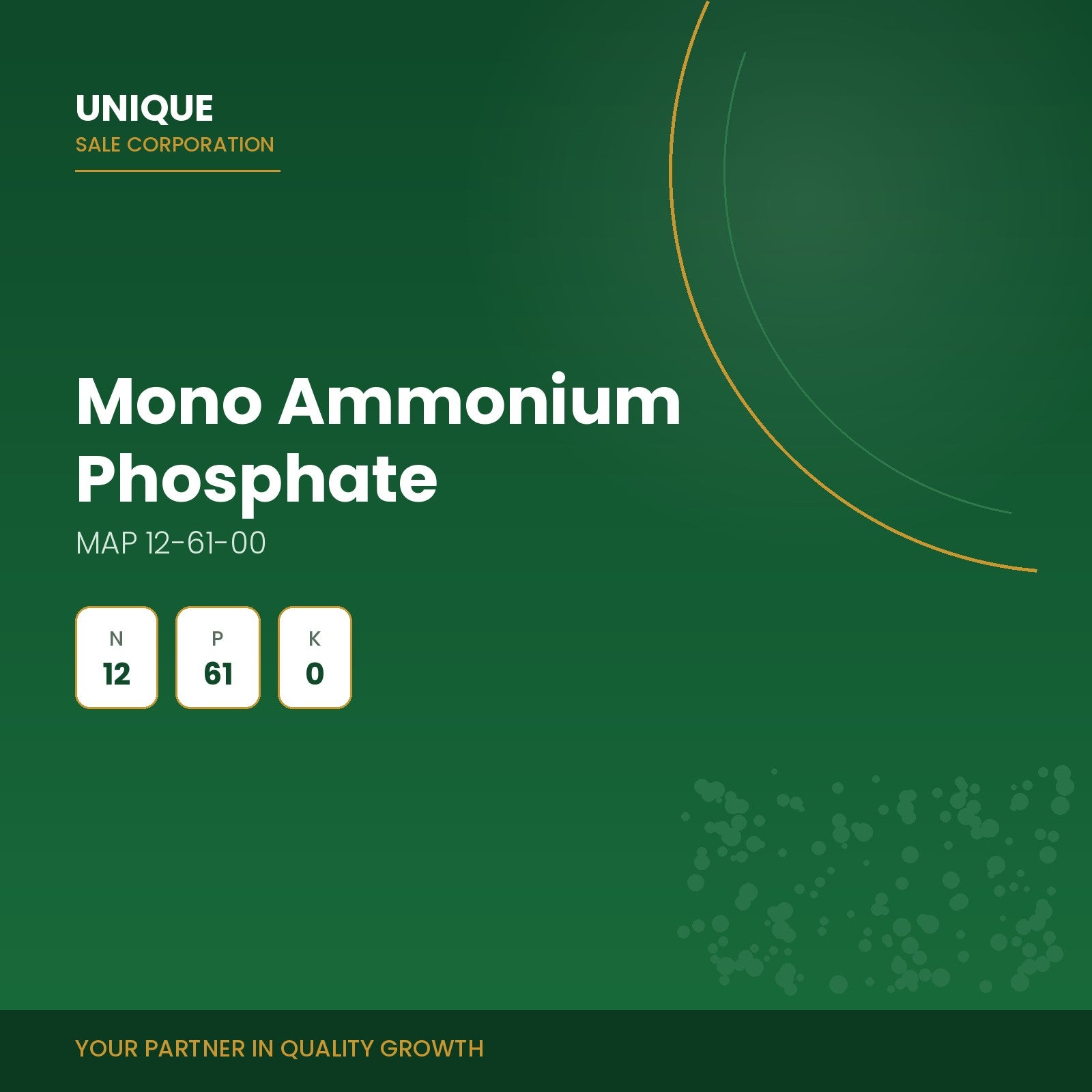 Unique Sale Corporation Mono Ammonium Phosphate MAP 12-61-00